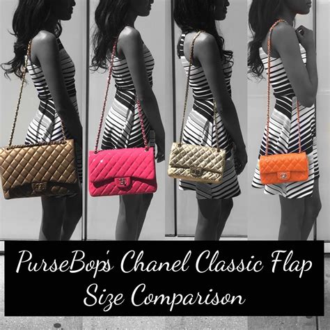 Chanel Classic Flap Bag Size Comparison 